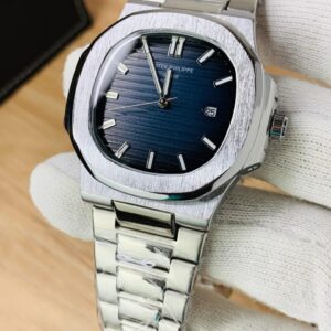 Nautilus Model – Silver Chain Blue Dial