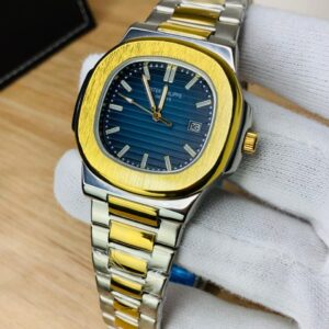 Nautilus Model – Twotone Chain Blue Dial