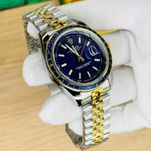 Twotone Blue Dial - Blue Stone Watch