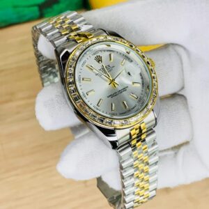 Twotone SilverDial -Silver Stone Watch