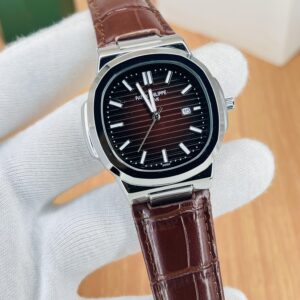 Patek Phillipe Nautilus  Belt - Brown Belt Brown Dial