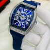 Franck  Muller -Silver Blue